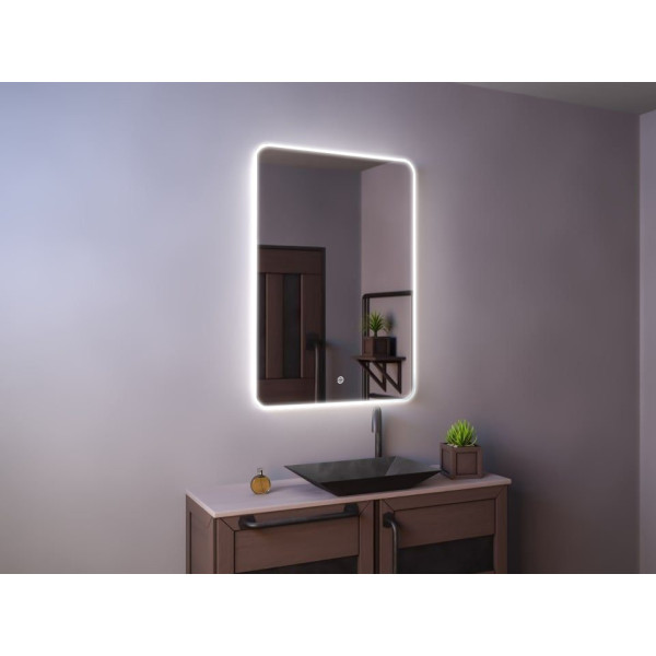 Зеркало Azario Esterna Raggio 600х800 влагостойкое с подсветкой, сенсорный выключатель с функцией диммера (CS00079361) Зеркало Azario Esterna Raggio 600х800 влагостойкое с подсветкой, сенсорный выключатель с функцией диммера (CS00079361)