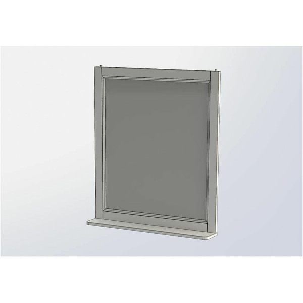 Зеркало Aquanet Бостон 78x89,5 белый (00209676) Зеркало Aquanet Бостон 78x89,5 белый (00209676)