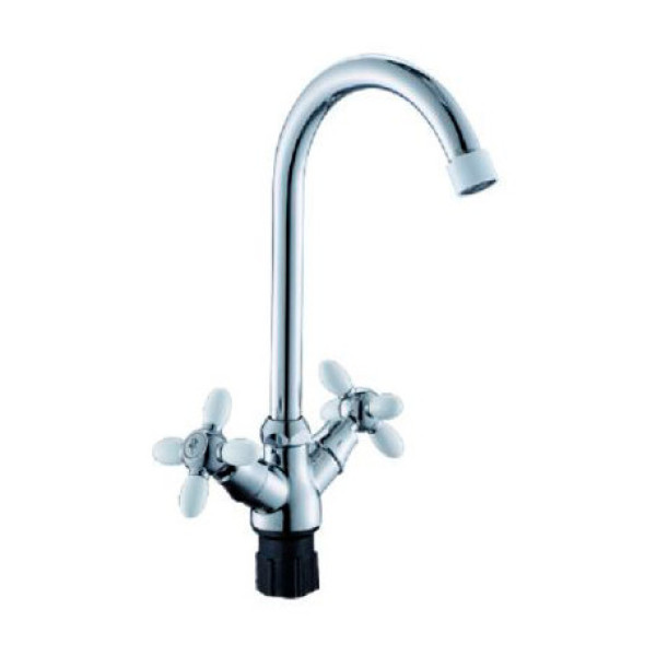 Смеситель для кухни Potato с высоким изливом, белый (B59-071A)