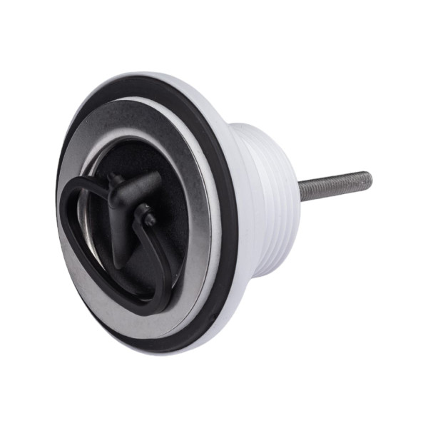 Выпуск для раковины McAlpine 60 мм нержавеющая решетка, с пробкой, выход 1 1/4" (MRWW1)