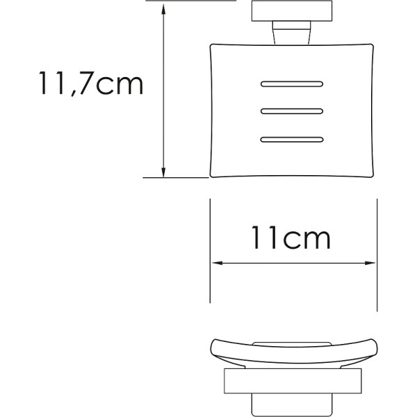 Мыльница WasserKRAFT Rhin (K-8729)