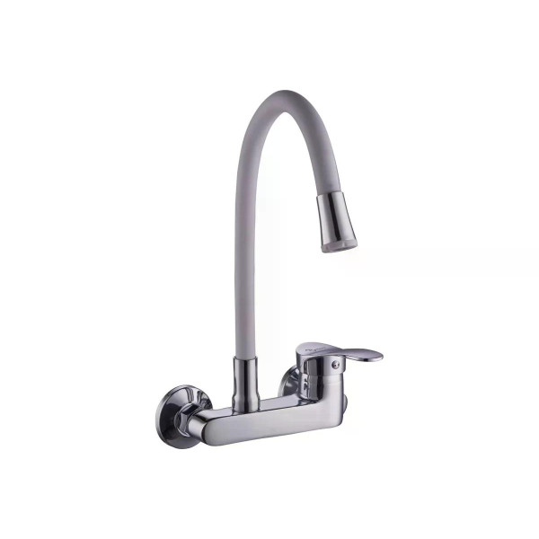 Смеситель для кухни Plstart хром/белый (PD46001-8)