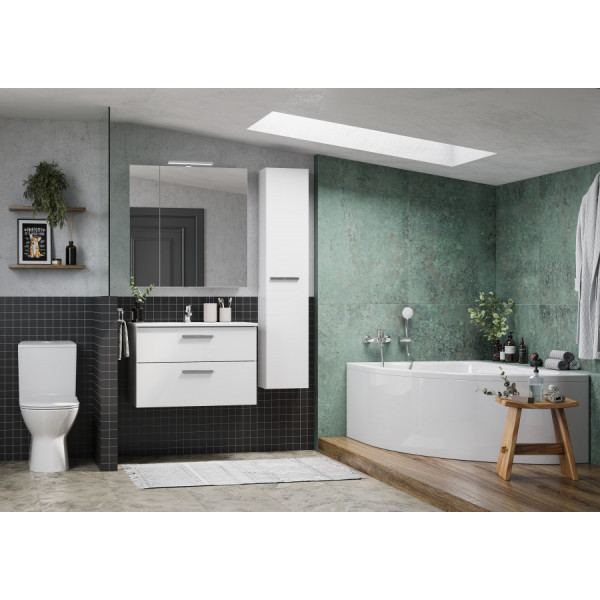 Шкаф зеркальный Roca Victoria 800x140x810 белый глянцевый (A857476806) Шкаф зеркальный Roca Victoria 800x140x810 белый глянцевый (A857476806)