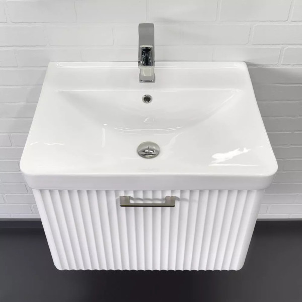 Тумба подвесная Comforty Ангара 600x470x460 белый матовый (00-00017871)