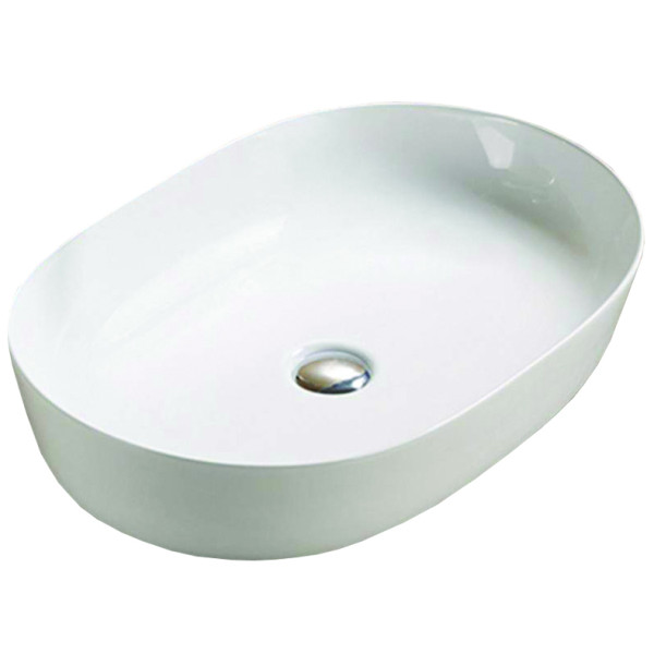 Раковина накладная Azario Grand 60x13,5x41,5 белая (AZ-2143P SP)