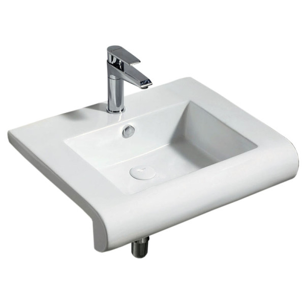 Раковина подвесная Azario Loretti 60,5x17x48,5 белая (AZ-40032-605) Раковина подвесная Azario Loretti 60,5x17x48,5 белая (AZ-40032-605)