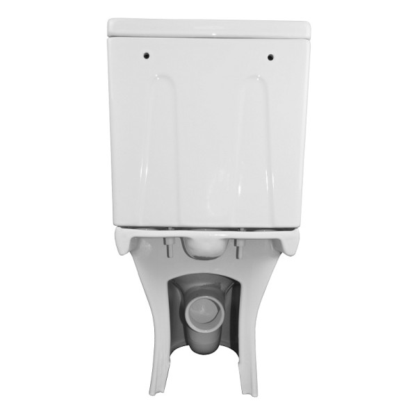 Унитаз напольный Azario Fretta new с сиденьем с микролифтом белый (AZ-1223)