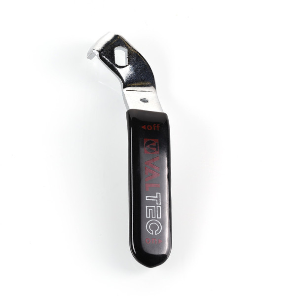 Ручка для шарового крана Valtec Perfect 3/4" (чёрная плоская ручка) VT.320.S.05