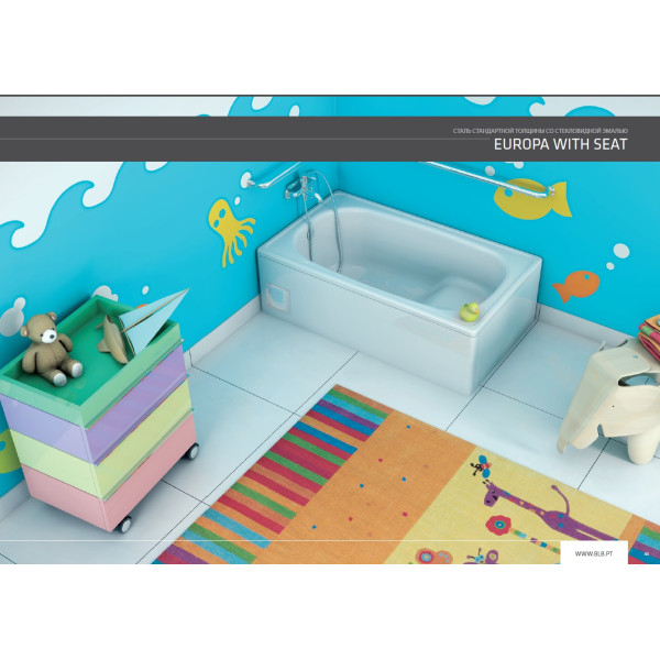 Ванна стальная BLB Europa 120x70x514 белая (B2SE)