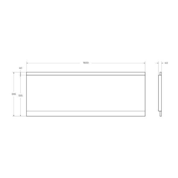 Экран фронтальный Cezares 160x59,5x4 белый (EMP-160-SCR-W37) Экран фронтальный Cezares 160x59,5x4 белый (EMP-160-SCR-W37)