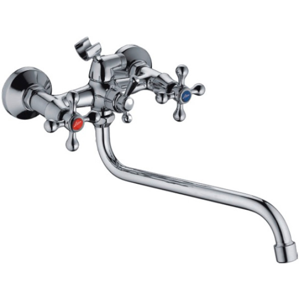 Смеситель для ванны и душа Ledeme с душевым гарнитуром (L2208)