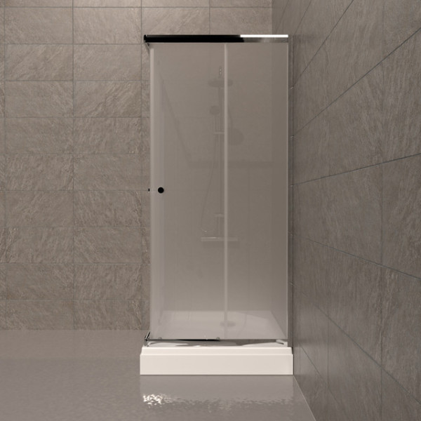 Душевое ограждение Triton Вента 80x80 стекло прозрачное, профиль хром (DK387)