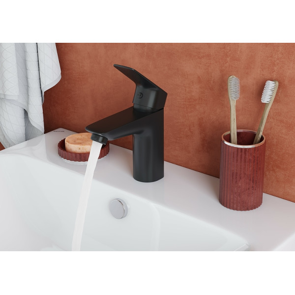 Смеситель для раковины Santek Таос черный (WH5A02009N001)