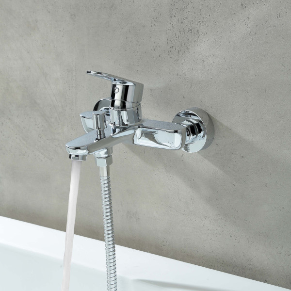 Смеситель для ваны и душа Aquatek Ника хром (AQ1840CR)