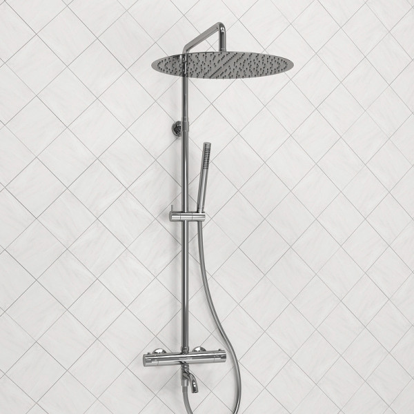 Душевая система WasserKRAFT хром (A188.117.137.010.CH Thermo)