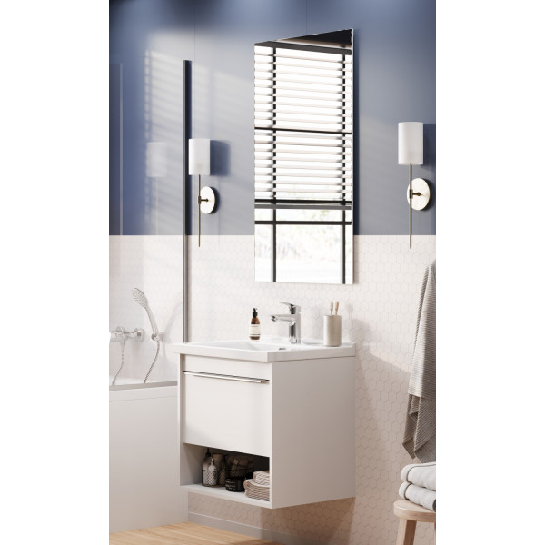 Зеркало Aquaton Альма 600x22x1000 серебристый (1.A287.7.02A.301.0)