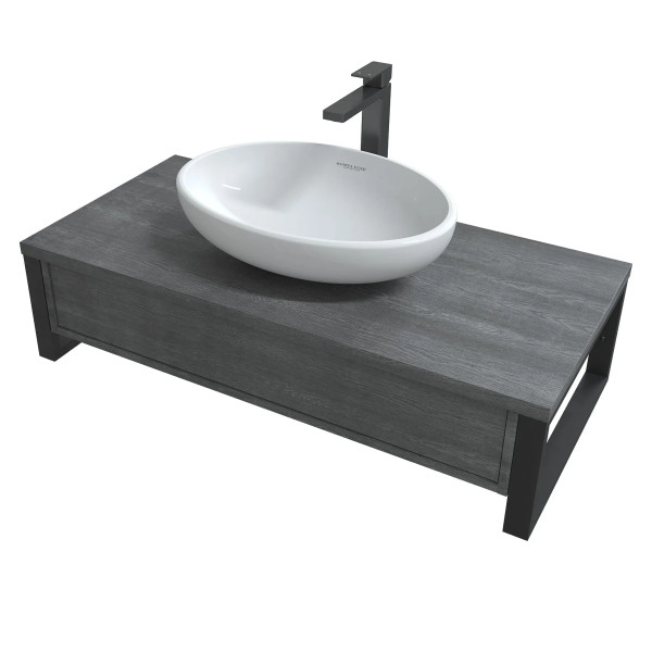 Тумба подвесная 1Marka Grundge Loft 1000x480x255 секвойя (Ц0000031979)