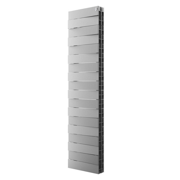 Радиатор биметаллический Royal Thermo PianoForte Tower 300 Silver Satin (18 секций) Серебристый (RTPFTSS30018)