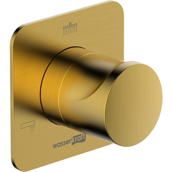 Переключатель на 3 выхода WasserKRAFT золотой (A283)