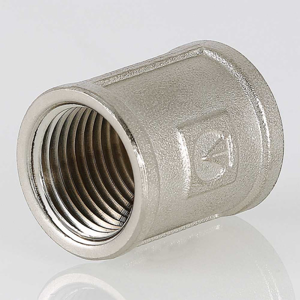 Муфта 1" Valtec (никель) (VTr.270.N.0006) Муфта 1" Valtec (никель) (VTr.270.N.0006)