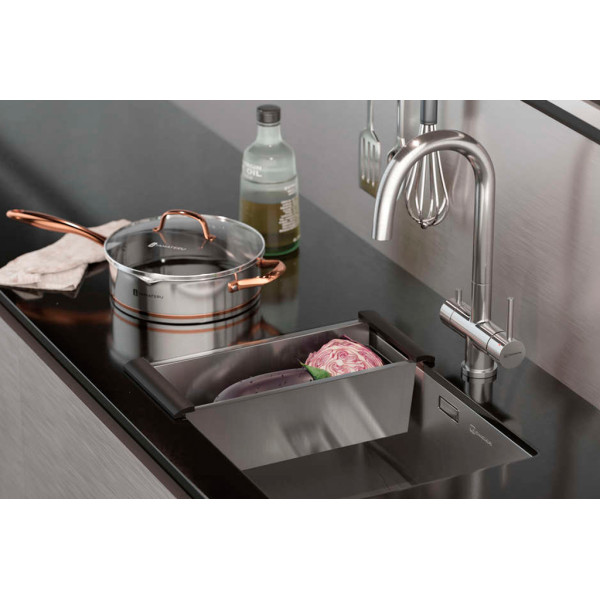 Смеситель для кухни Omoikiri Yamada-BN цвет нержавеющая сталь (4994225) Смеситель для кухни Omoikiri Yamada-BN цвет нержавеющая сталь (4994225)