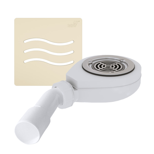 Сифон для душевых поддонов RGW S-016-1 Волна бежевый 90 мм (502411161-03)