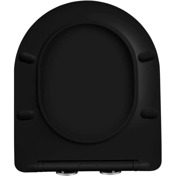 Сиденье для унитаза Aquatek черное (AQ0204-MB)