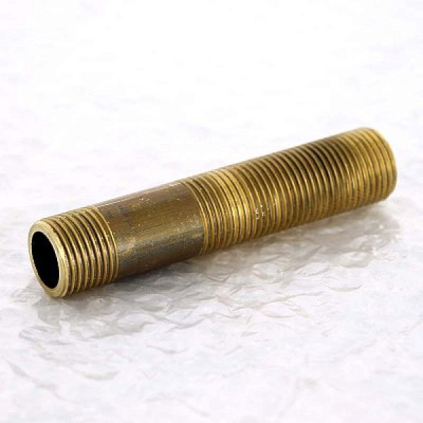 Сгон трубный 1/2"х100 мм. Uni-Fitt (латунь) 659G2100