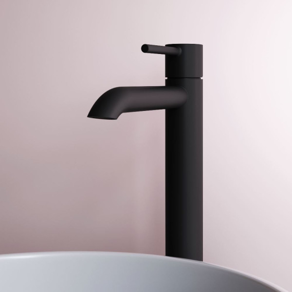 Смеситель для раковины AM.PM Libre высокий, черный (F6092022)