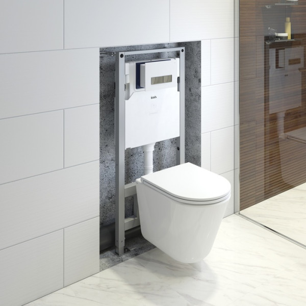 Инсталляция с унитазом с клавишей смыва Iddis (BASRNU2i73)