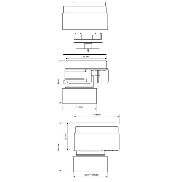 Клапан вакуумный McAlpine 110 (MRAA1PS)