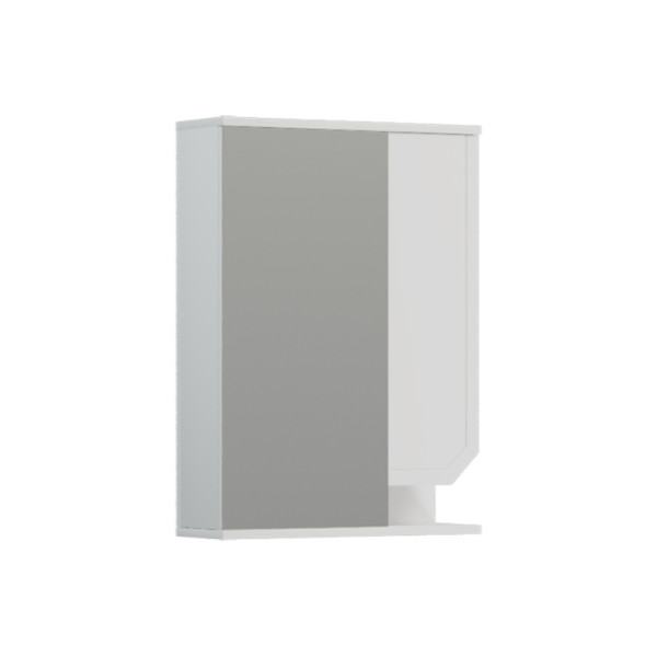 Шкаф зеркальный Melodia Бета 55 белый (MFR80154WT)