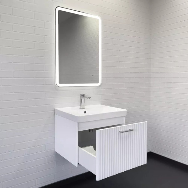 Тумба подвесная Comforty Ангара 600x470x460 белый матовый (00-00017871)