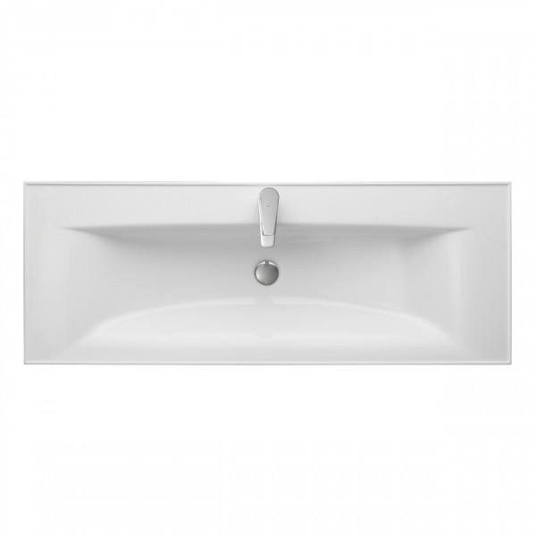 Раковина встраиваемая Aquaton Айрис 120,2x45,2x14,5 белый (1.A729.6.31A.G01.0)