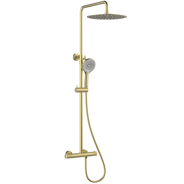 Душевая система Lemark Beluga золотой (LMF-8045B-BRLG)