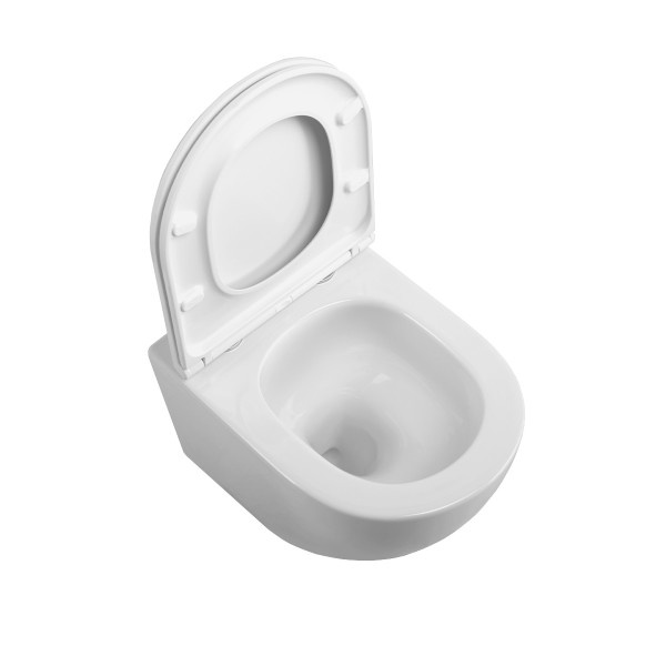 Унитаз подвесной BelBagno Uno безободковый (BB5177CH-TOR/SC) Унитаз подвесной BelBagno Uno безободковый (BB5177CH-TOR/SC)