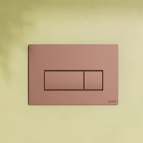Клавиша смывная Vitra Root Square медь (740-2340) Клавиша смывная Vitra Root Square медь (740-2340)