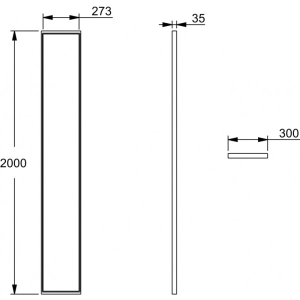 Душевое ограждение Jacob Delafon Nouvelle 30x200 стекло прозрачное, профиль черный (E94WI30-B1) Душевое ограждение Jacob Delafon Nouvelle 30x200 стекло прозрачное, профиль черный (E94WI30-B1)