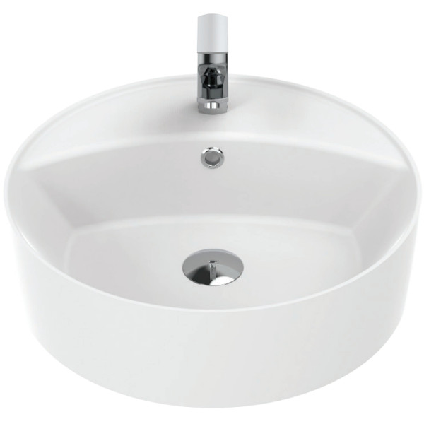Раковина накладная Creavit Nice 45x45 белая (NC046-00CB00E-0000) Раковина накладная Creavit Nice 45x45 белая (NC046-00CB00E-0000)