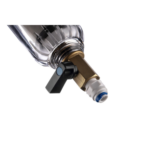 Фильтр самоочищающийся с редуктором Гейзер-Бастион 7508075233 3/4" (прозрачный корпус, со сгонами) (32680) Фильтр самоочищающийся с редуктором Гейзер-Бастион 7508075233 3/4" (прозрачный корпус, со сгонами) (32680)