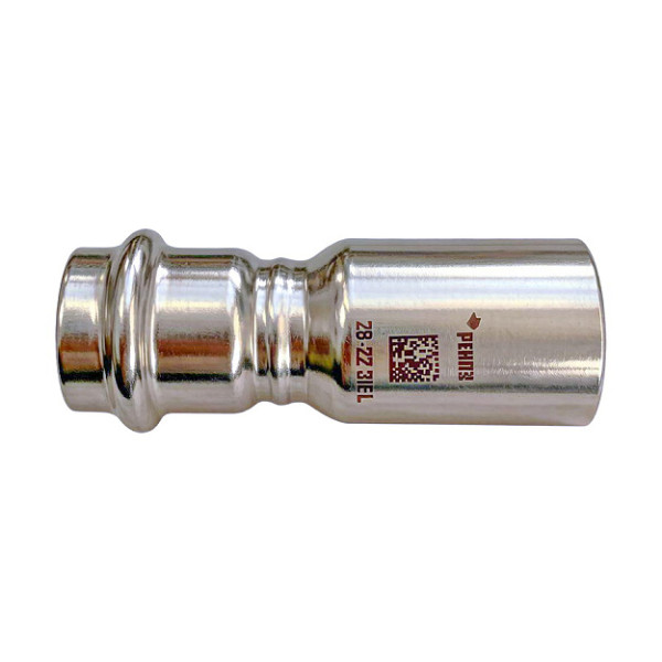 Муфта 42х35 однораструбная Rehau EdelPress (пресс, нержавеющая сталь) (11923461001)