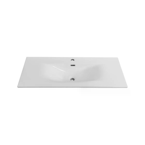 Раковина мебельная BelBagno Uno 101x46 белая глянцевая (BB-8099-100) Раковина мебельная BelBagno Uno 101x46 белая глянцевая (BB-8099-100)