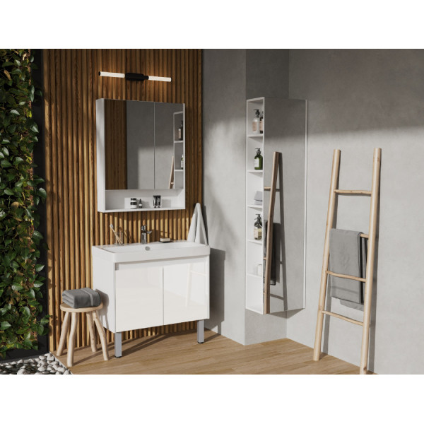 Тумба подвесная Aquaton Сканди 768x427x591 белый, белый (1.A282.9.01S.D01.0)