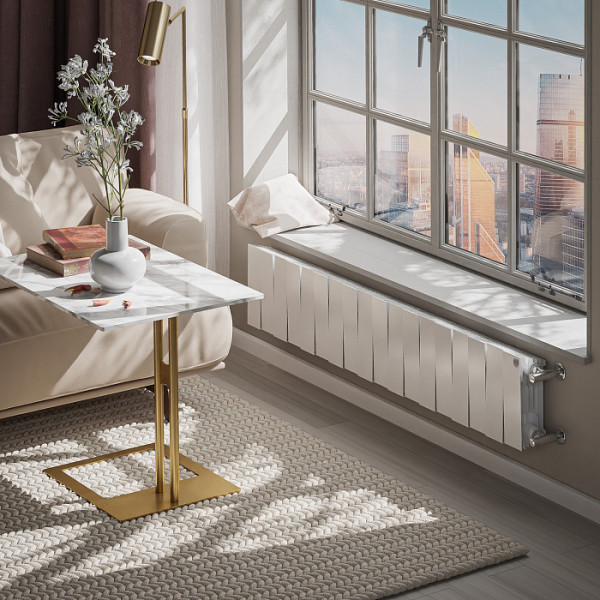 Радиатор биметаллический Royal Thermo PianoForte 200 Белый (18 секций) (RTPW3020018)