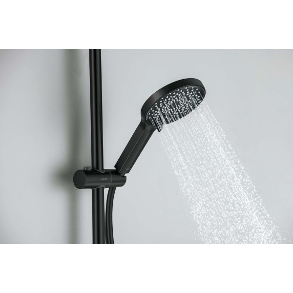 Душевой гарнитур Aquatek Лугано черный матовый (AQ2022MB)