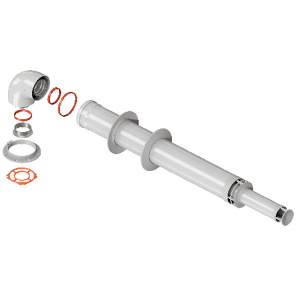 Комплект дымохода Rommer антилед 60/100 - 1000 мм. (RCA-6010-261000)