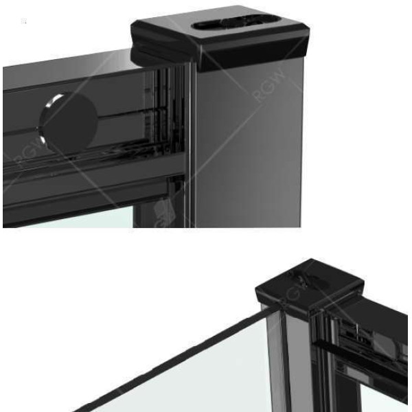 Душевая дверь RGW Classik CL-14-B 120х185 стекло прозрачное, черный профиль 32091412-14 Душевая дверь RGW Classik CL-14-B 120х185 стекло прозрачное, черный профиль 32091412-14