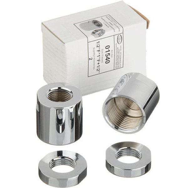 Муфта для полотенцесушителя Terminus 1"*1/2" в/в с гайкой (пара) (TRm 01540) Муфта для полотенцесушителя Terminus 1"*1/2" в/в с гайкой (пара) (TRm 01540)