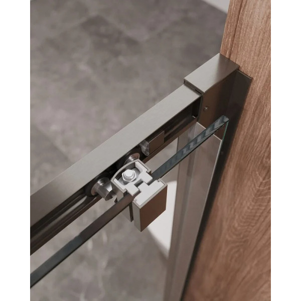 Душевая дверь Cezares Molveno 140x195 стекло прозрачное, профиль оружейная сталь (MOLVENO-BF-1-140-C-GM-IV) Душевая дверь Cezares Molveno 140x195 стекло прозрачное, профиль оружейная сталь (MOLVENO-BF-1-140-C-GM-IV)