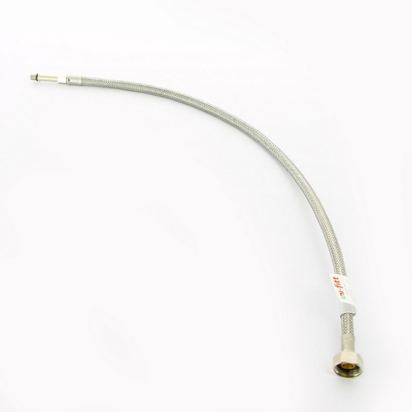 Подводка гибкая для смесителя Uni-Fitt 600 мм 1/2"*МL8х1 удл. штуцер DN 6 оплётка из нерж. стали (503S2706) Подводка гибкая для смесителя Uni-Fitt 600 мм 1/2"*МL8х1 удл. штуцер DN 6 оплётка из нерж. стали (503S2706)